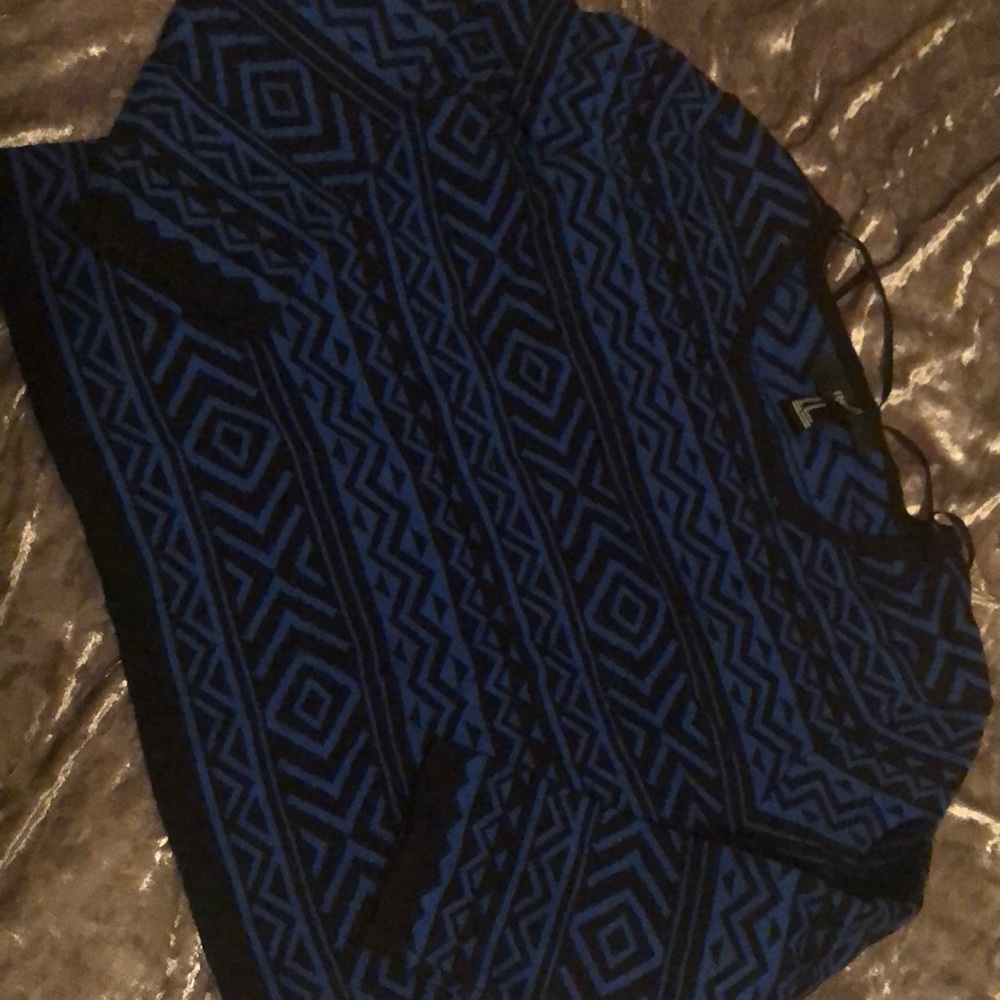 Aztec cropped sweater
